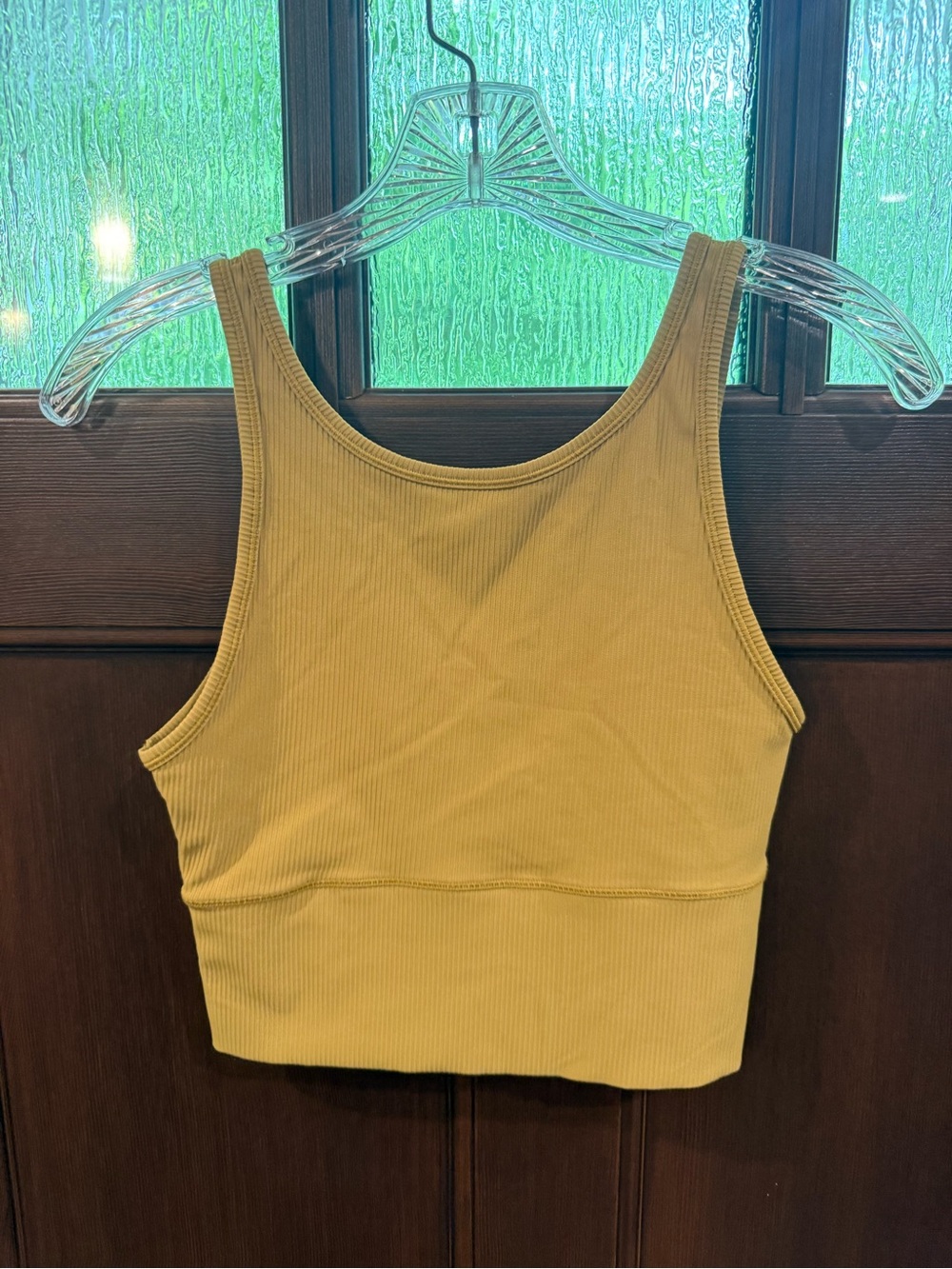 lululemon power pivot Tank in Mustard